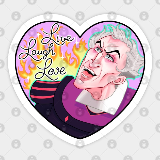 Live, Laugh and Love Sticker by Mo-Machine-S2